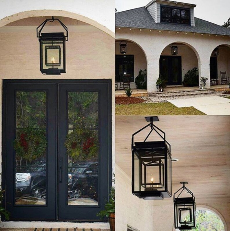 Kupfer Laterne Küche Insel Outdoor Kronleuchter Pendelleuchte | Etsy