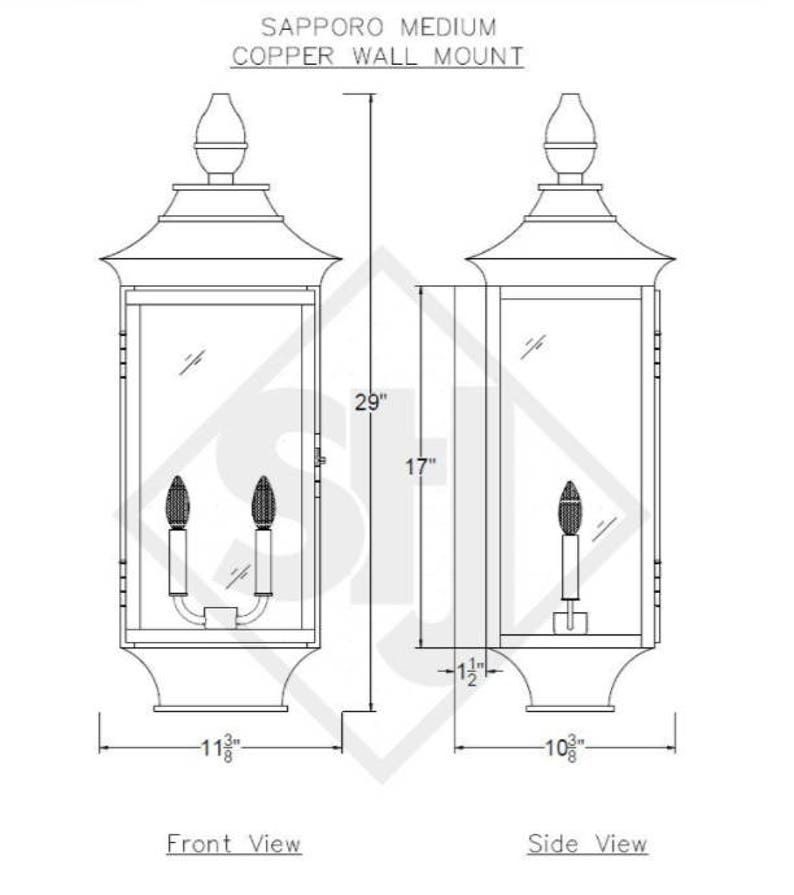 Copper Lantern Pendant Lights Copper Light Fixture Rustic Etsy