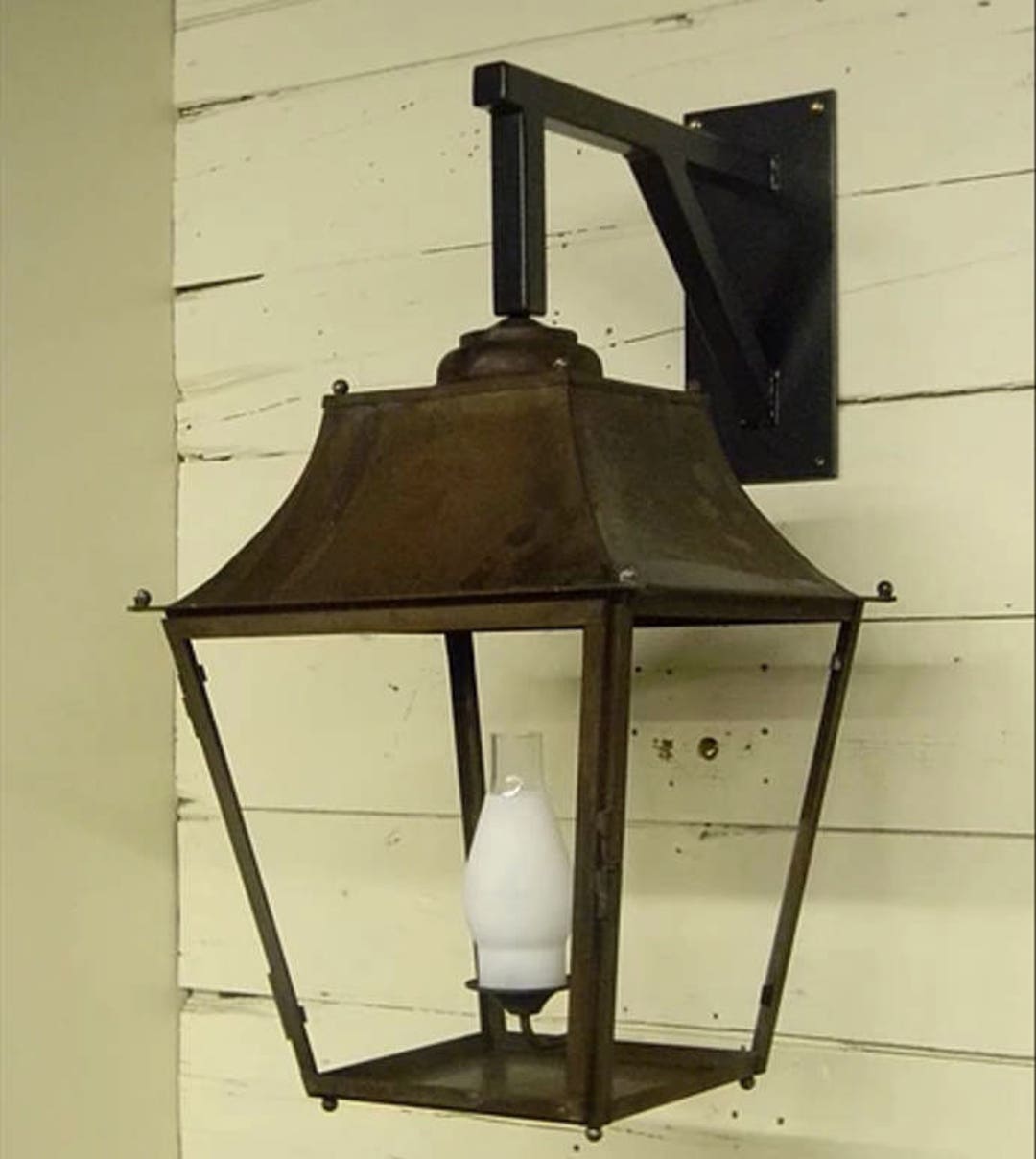 Copper Lantern Pendant Lights Copper Light Fixture Rustic Etsy