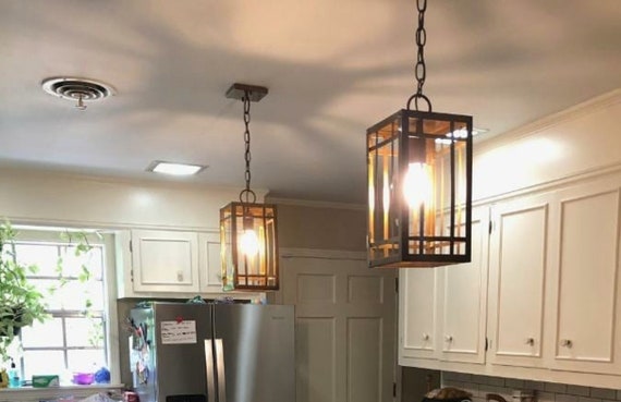 Rustic island pendant lights outlet