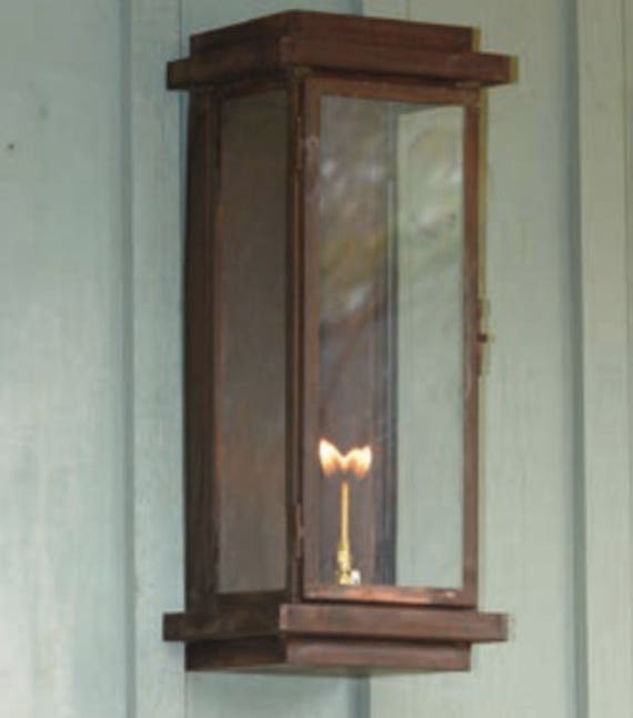 Copper Lantern Pendant Lights Light Fixture Rustic Image 0