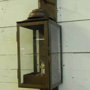 Juszczyk Copper Gas Electric Lantern Outdoor Light Fixture Chandelier Kitchen Island Pendant Rustic Old World Craftsmanship Handmade in USA