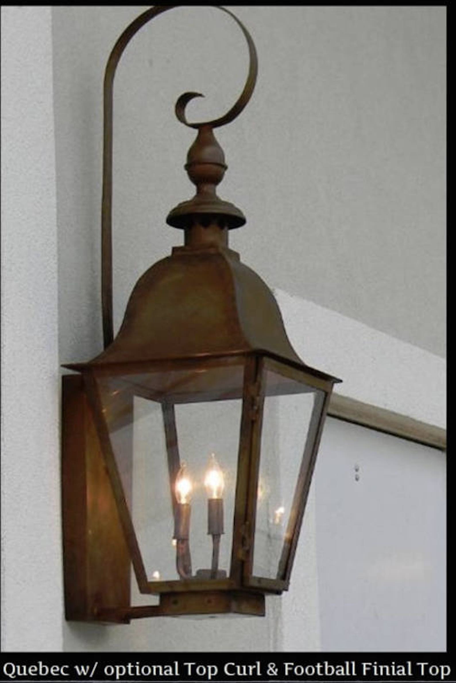 Copper Lantern Pendant Light Fixture Rustic Outdoor Lantern Etsy