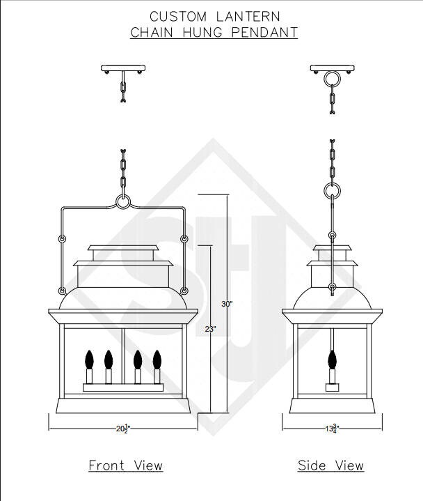 Copper Lantern Pendant Lighting Copper Light Fixture Rustic Etsy