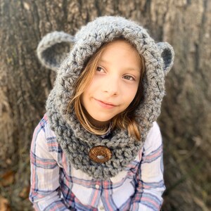 Kids hooded cowl