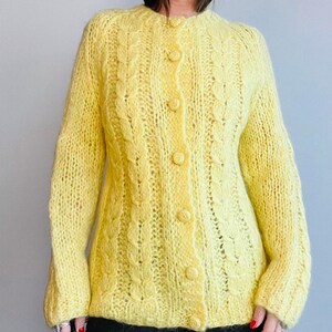 60s Mohair Cardigan - Etsy