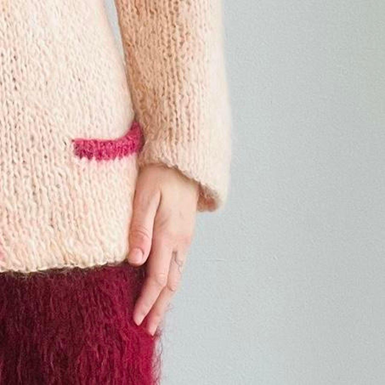 1960s/1970s Vintage Mohair Pink & Fuscia Cardigan, S/M - Etsy Israel