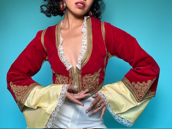 Vintage Renaissance Medieval Costume Bustier Top,