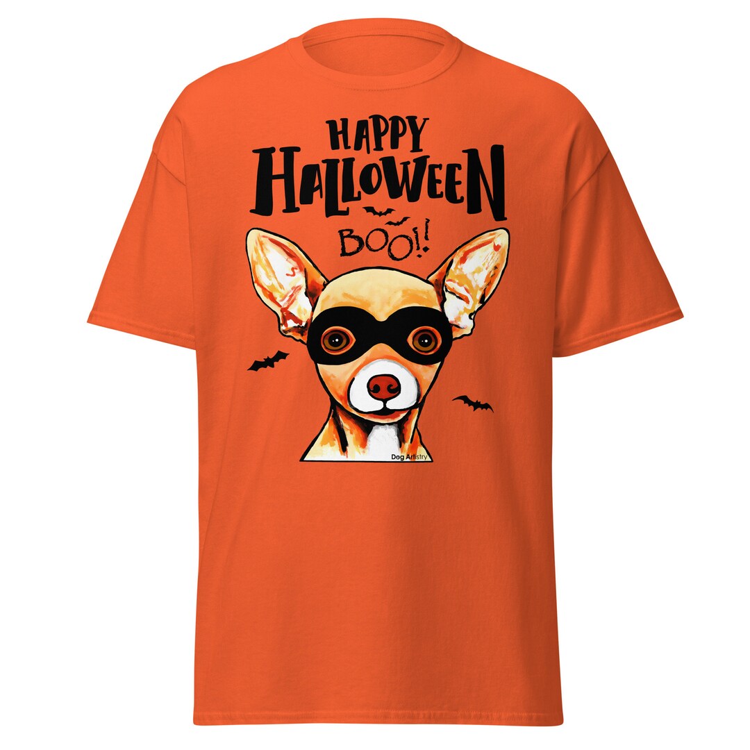 Happy Halloween Chihuahua Wearing Mask Men's Classic Etsy