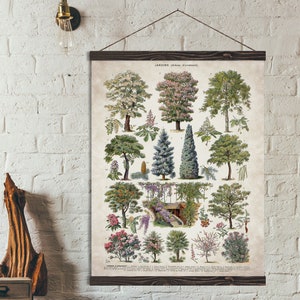 Wald poster poster, poster hanger, poster hanger, aquarell wald druck mit magnetischem hängerahmen | Jetzt kaufen!