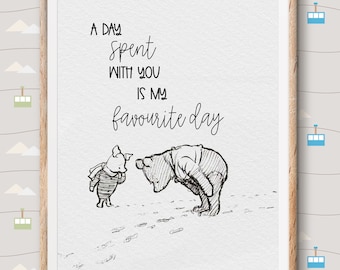 Página De Impresión Artística De Winnie The Pooh Y