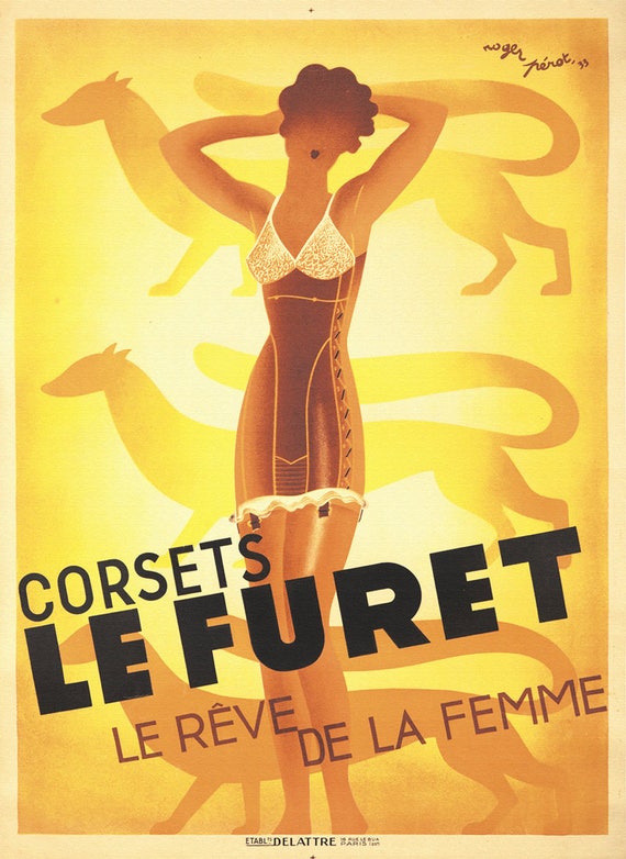 Femme en online lingerie vintage