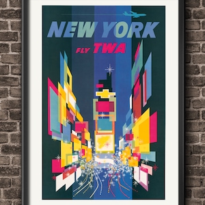TWA New York Home Decor Wall Art