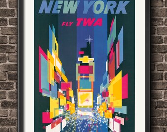 TWA New York Home Decor Arte murale