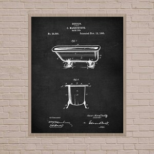 Bathroom Decor, Bathroom art, bath tub, bathtub art, bathroom print, bath tub wall decor, kids bathroom, bathroom art print, bathtub print
