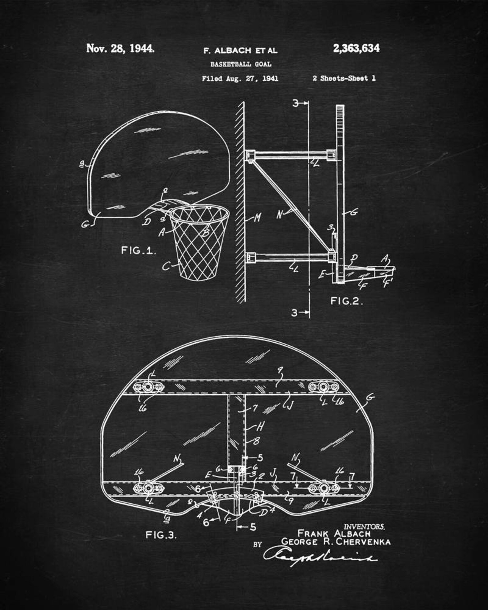 Basketball Art WALL DECAL Basketball Patent Poster Etsy