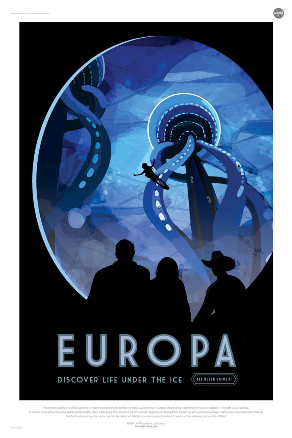 NASA Poster Wall Art Exoplanet Travel Posters Set of 2, Space Poster ...