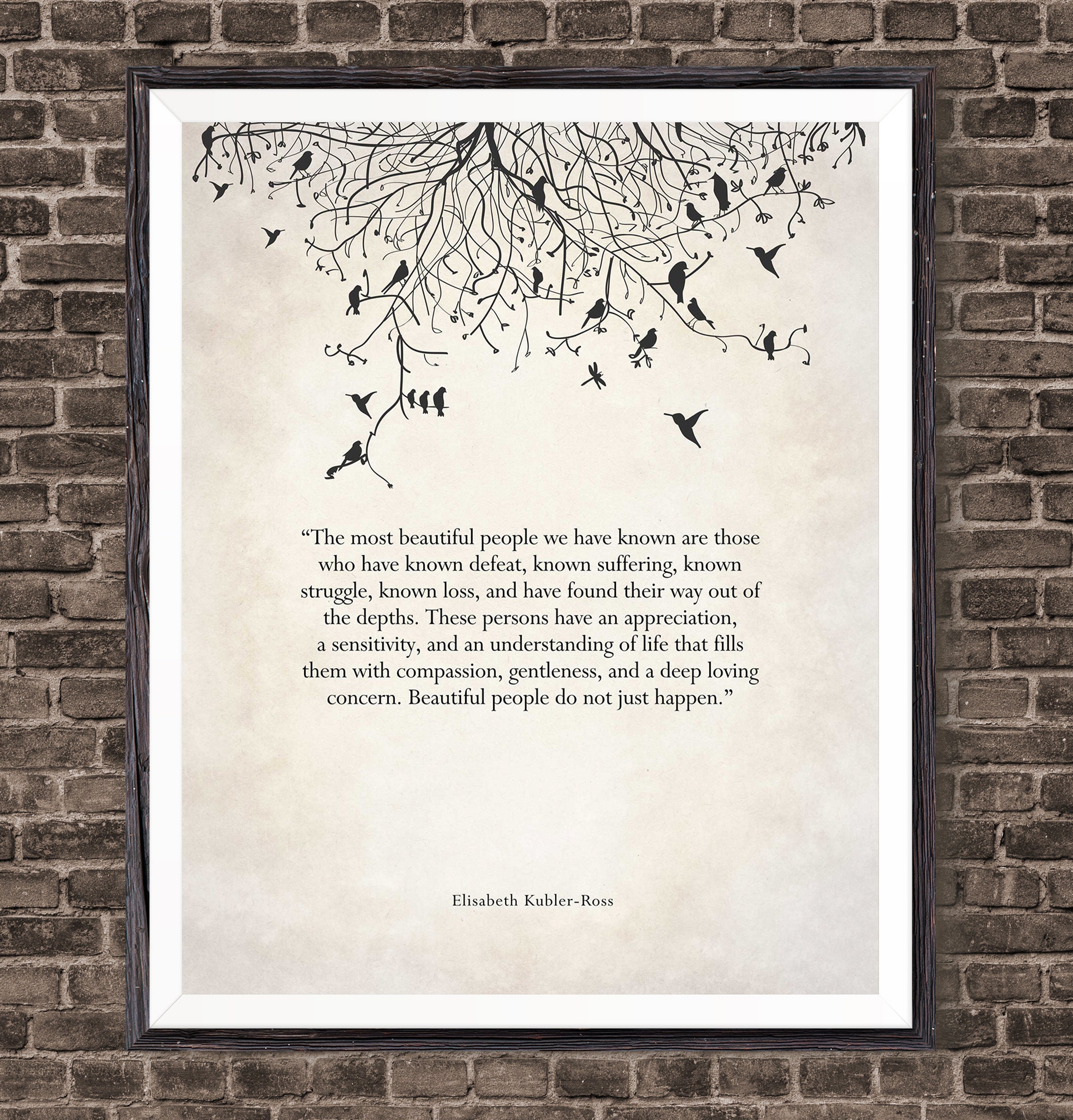 Poetry Print Elisabeth Kubler-ross Quote, Mental Health Poster, 8x10  Inspirational Quotes, Encouragement Gift for Women Shop Now - Etsy