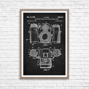 Camera Wall Art, Vintage Camera Patent Print, Photographer Gift, Camera Art, Vintage Camera Art, Camera Patent Print, Camera Decor