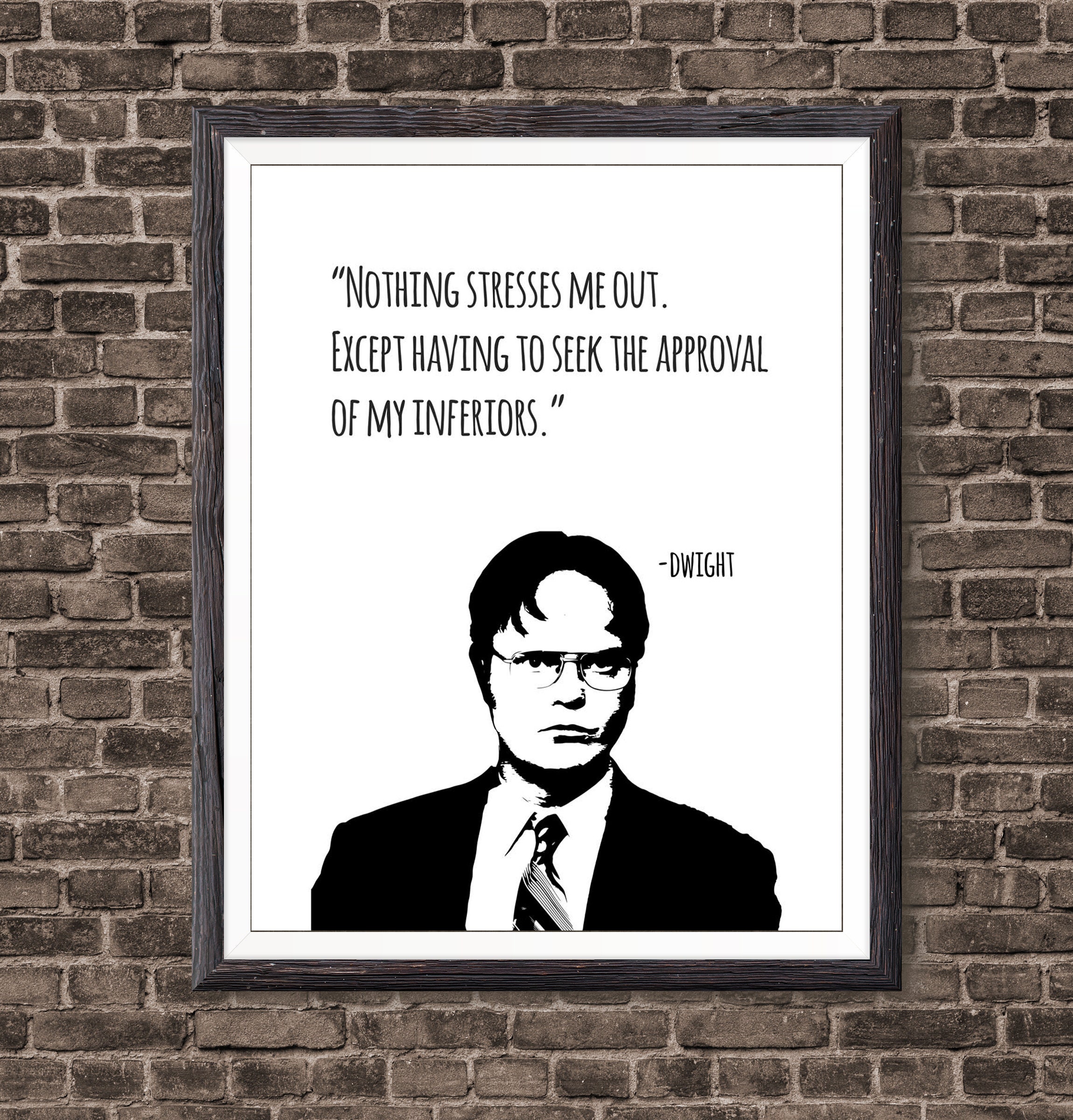 Funny Dwight Schrute Quotes De Office Tv Show Dwight Schrute Quote Print Home Decor | Etsy België