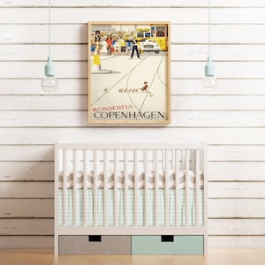 Copenhagen Poster - Copenhagen - Copenhagen Print - Denmark Poster - Wonderful Copenhagen - Copenhagen Art - Danish Poster - Copenhagen Gift