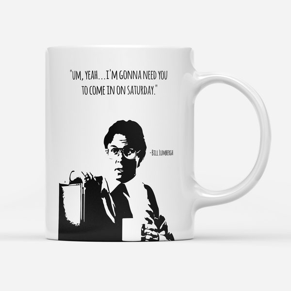 Bill Lumbergh Office Space Gift voor Boss Coffee Mug, de kantoormok, kantoorgeschenken, unieke koffiemokken, cadeaumok