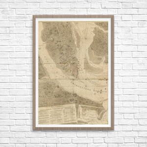 Charleston Map, Old Map of Charleston South Carolina, Charleston Map, Old Map of Charleston, Charleston Vintage, Maps, Home Office, Wall Art