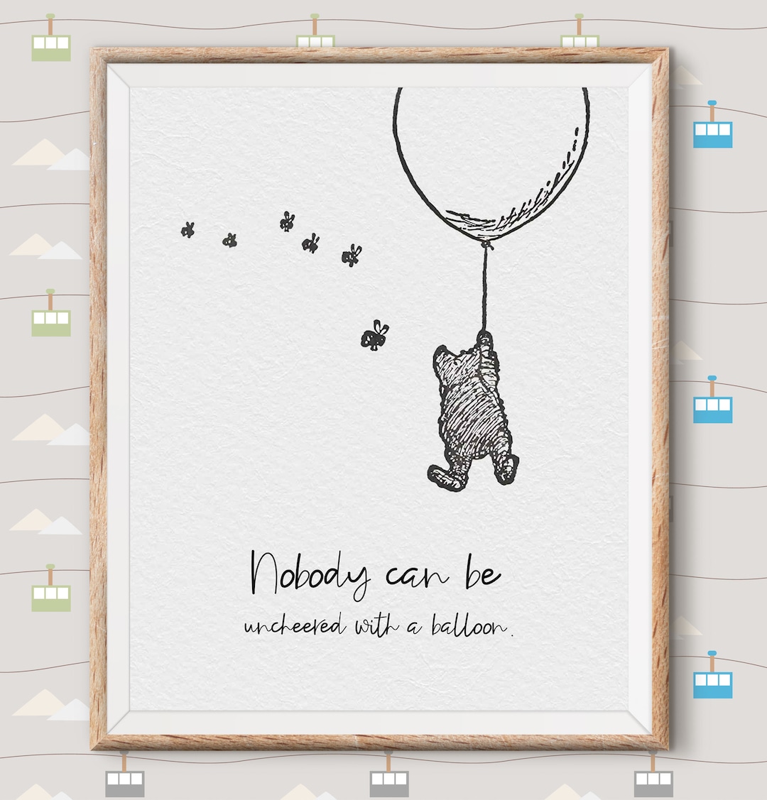 Classic Winnie the Pooh Nursery Decor, Pooh Printable Quote Piglet ...
