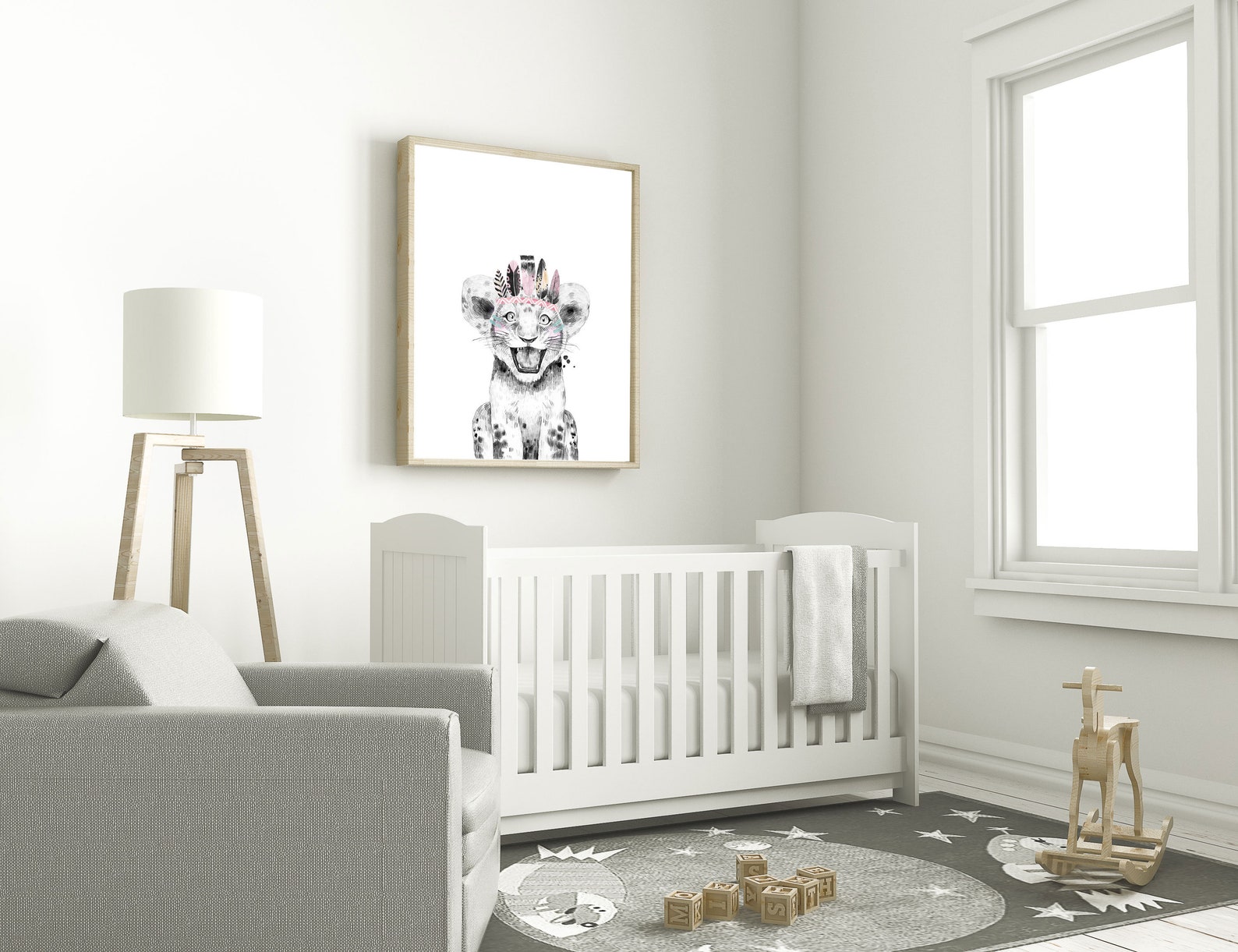 Nursery Wall Art Decor Baby Lion Nursery Animal Prints Etsy