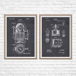 Coffee Art, Kitchen Art, Kitchen Patent Poster, Kitchen Poster, Patent Print, Patent Poster, Coffee Patent, Coffee, Wall Decor Home Decor