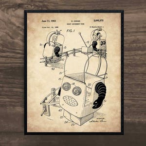 Nursery Art, Retro Toy, Robot Amusement Ride, kids room, scooter, nursery print, kids room decor, nursery wall art, kids room art, kids wall
