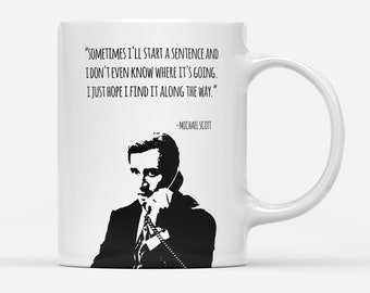 Michael Scott The Office Funny Coffee Mug, the office mug, office gifts, unique coffee mugs, gift mug