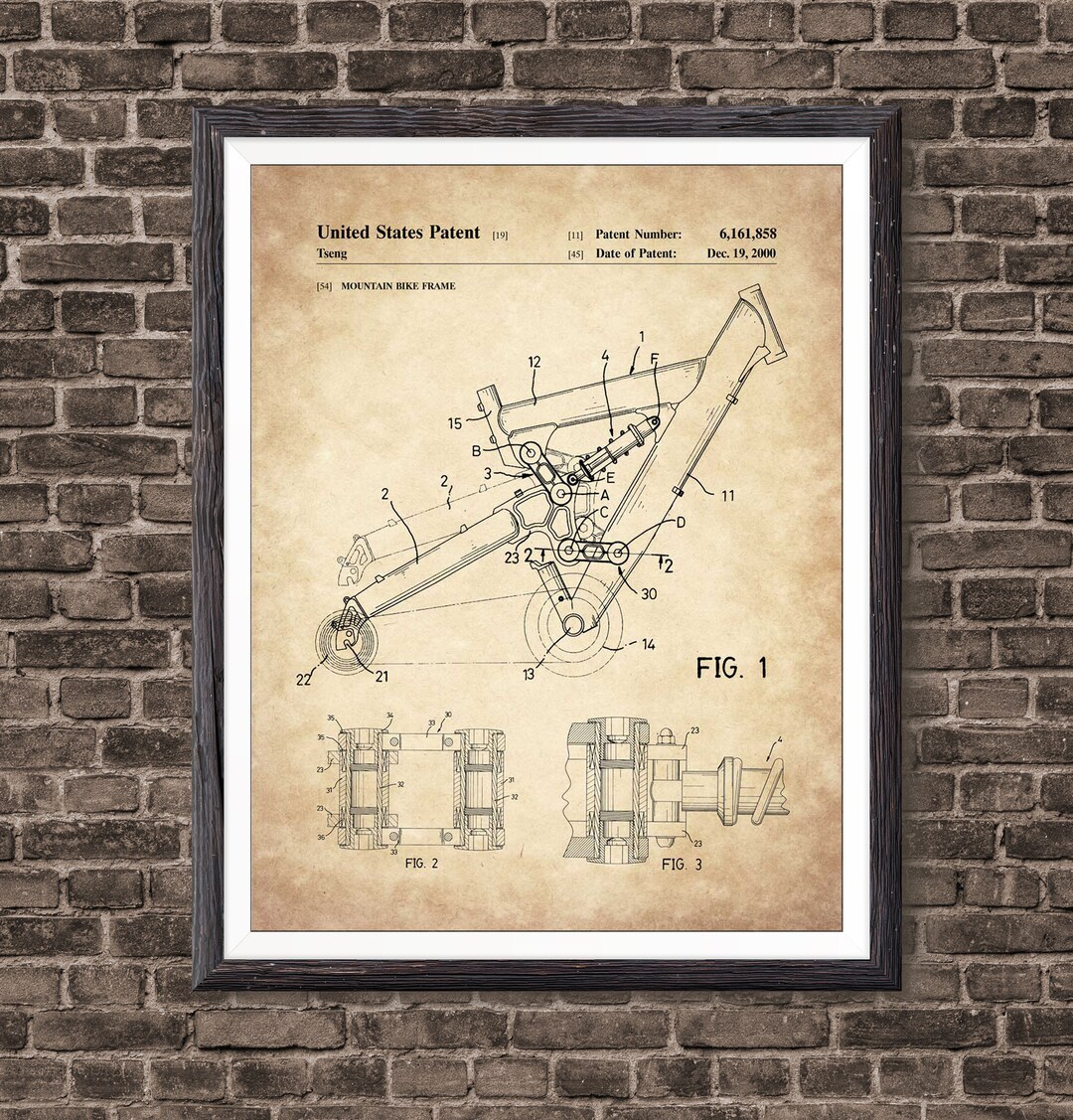 mountain bike picture frame