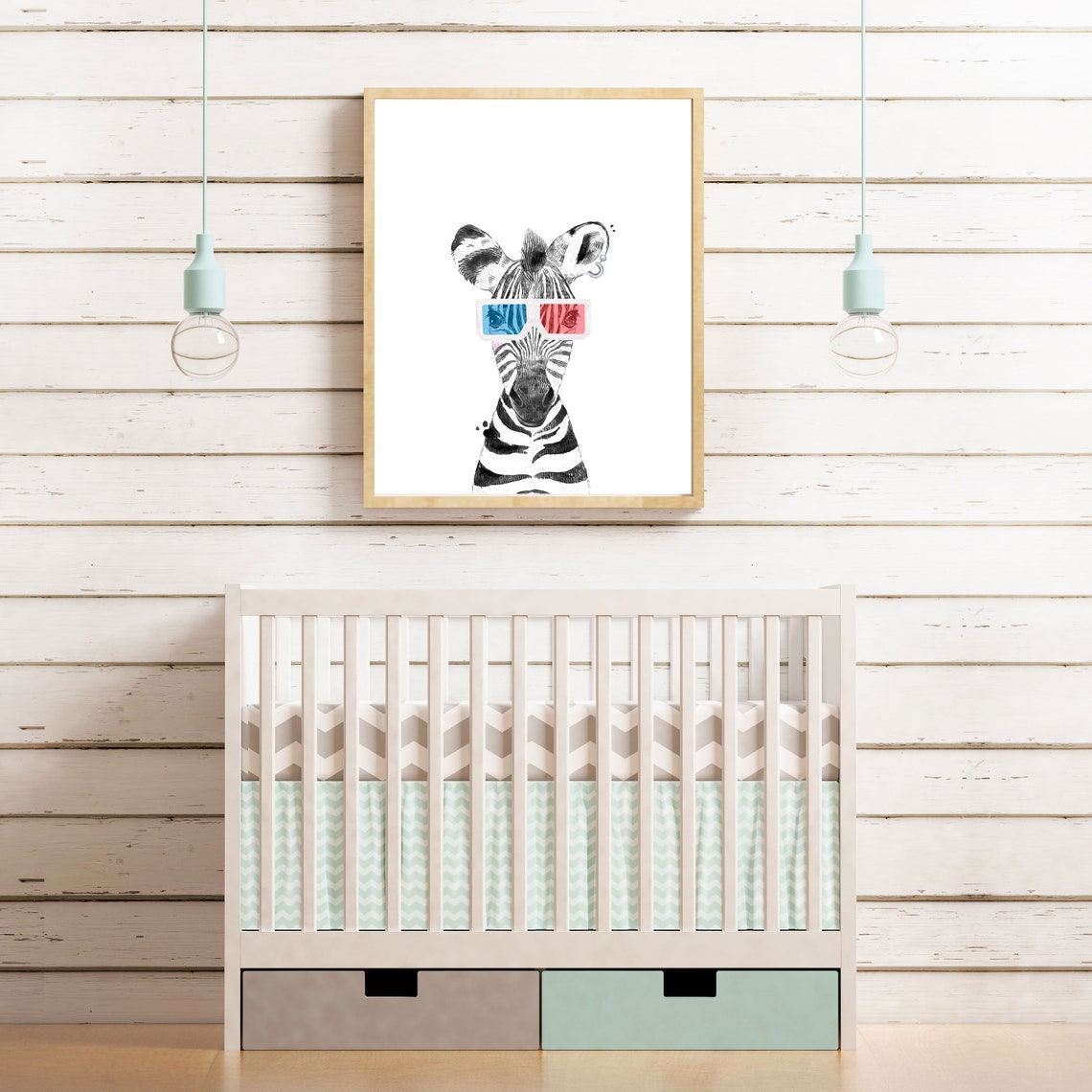 Nursery Wall Art Decor Baby Zebra Nursery Animal Prints Etsy
