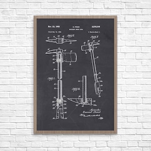 Fireman&#39;s Axe Patent Poster, Fireman Axe Patent Print, 1940, Firefighter Gift, Hatchet, Man Cave, Apartment Art, Fireman Gift,Home Decor
