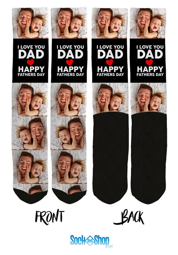 custom socks for father's day