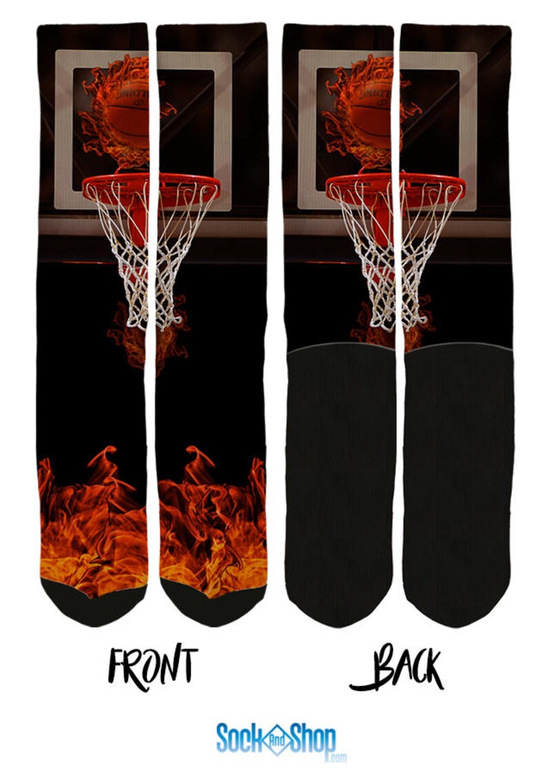 Boys & Mens Basketball Socks Crazy Basketball Socks Cool Etsy