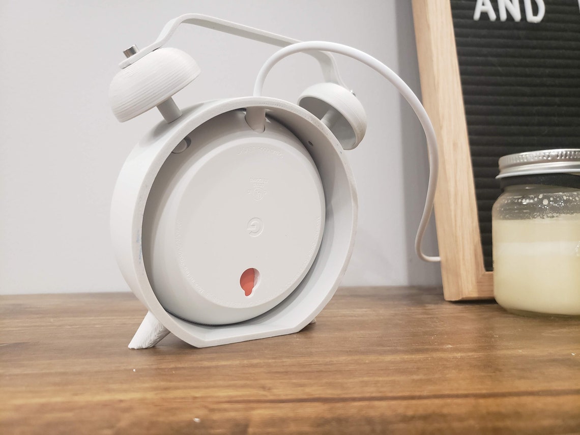 Alarm Clock Google Home/Nest Mini Holder Google Home Mini Etsy