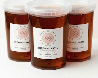 43 oz Sugaring Paste/Sugar wax for body hair removal - 3 Jars
