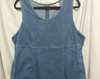 Modest Denim Jumper - Etsy