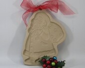 1989 Santa, Kris Kringle, St Nick Brown Bag Cookie Mold Cutter Craft Mold