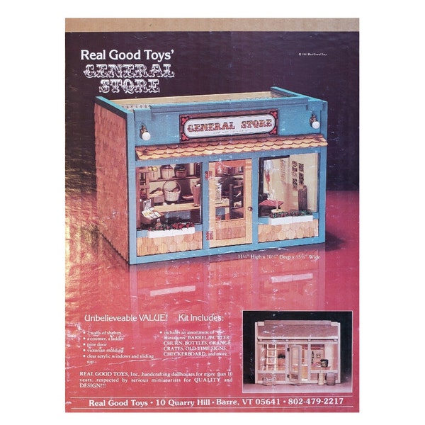 Dollhouse General Store Kit Etsy