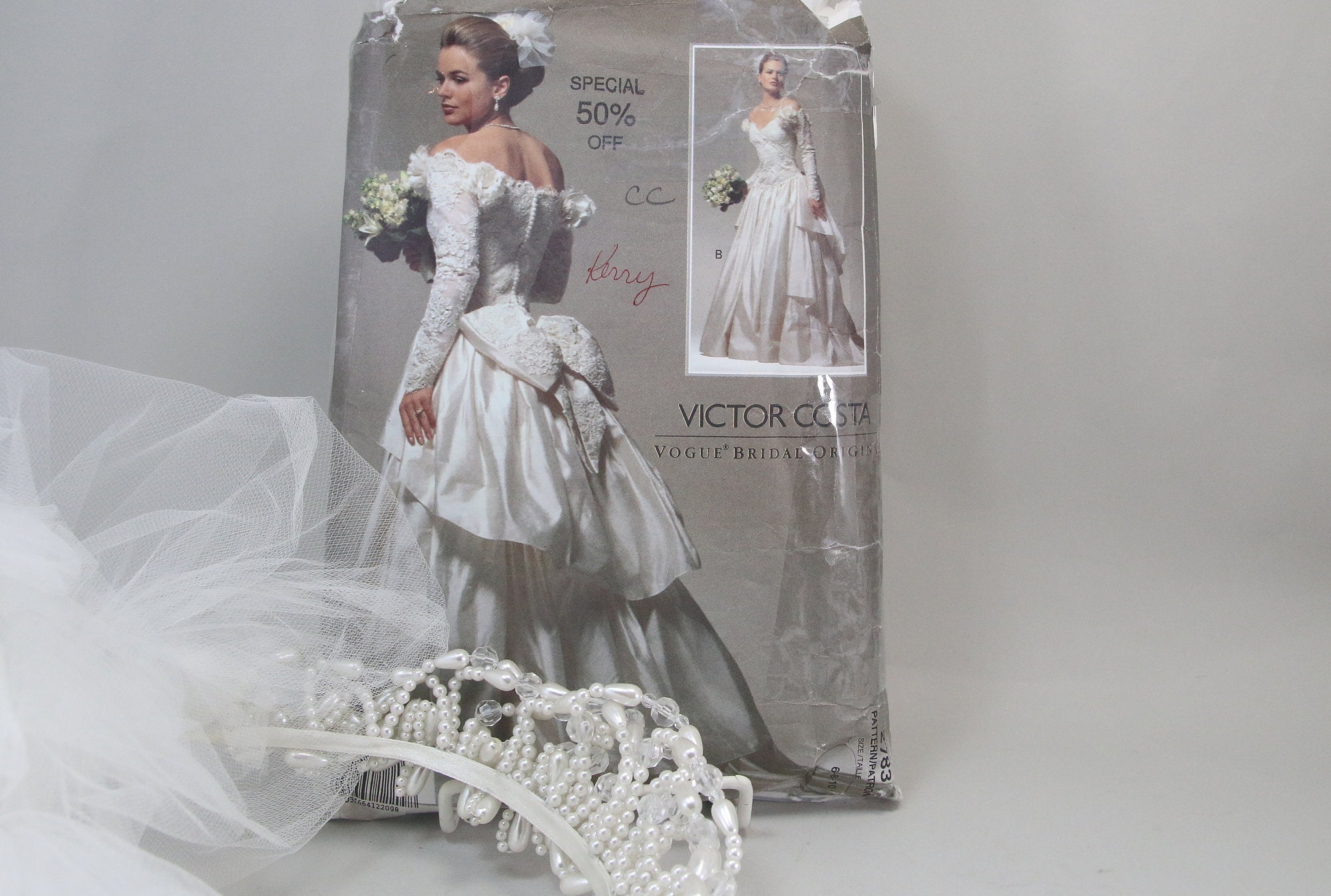 Vintage Drop Waist Wedding Gown - Etsy