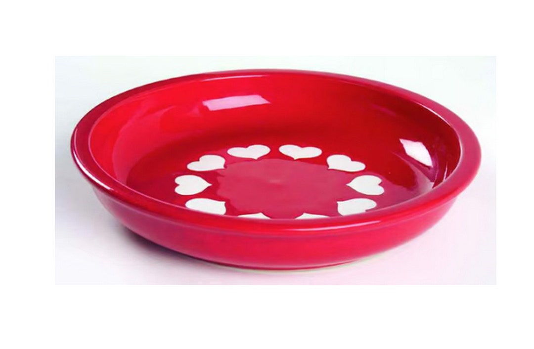 Vintage Waechtersbach Hearts Pasta Bowl West Germany 8 Inch Etsy