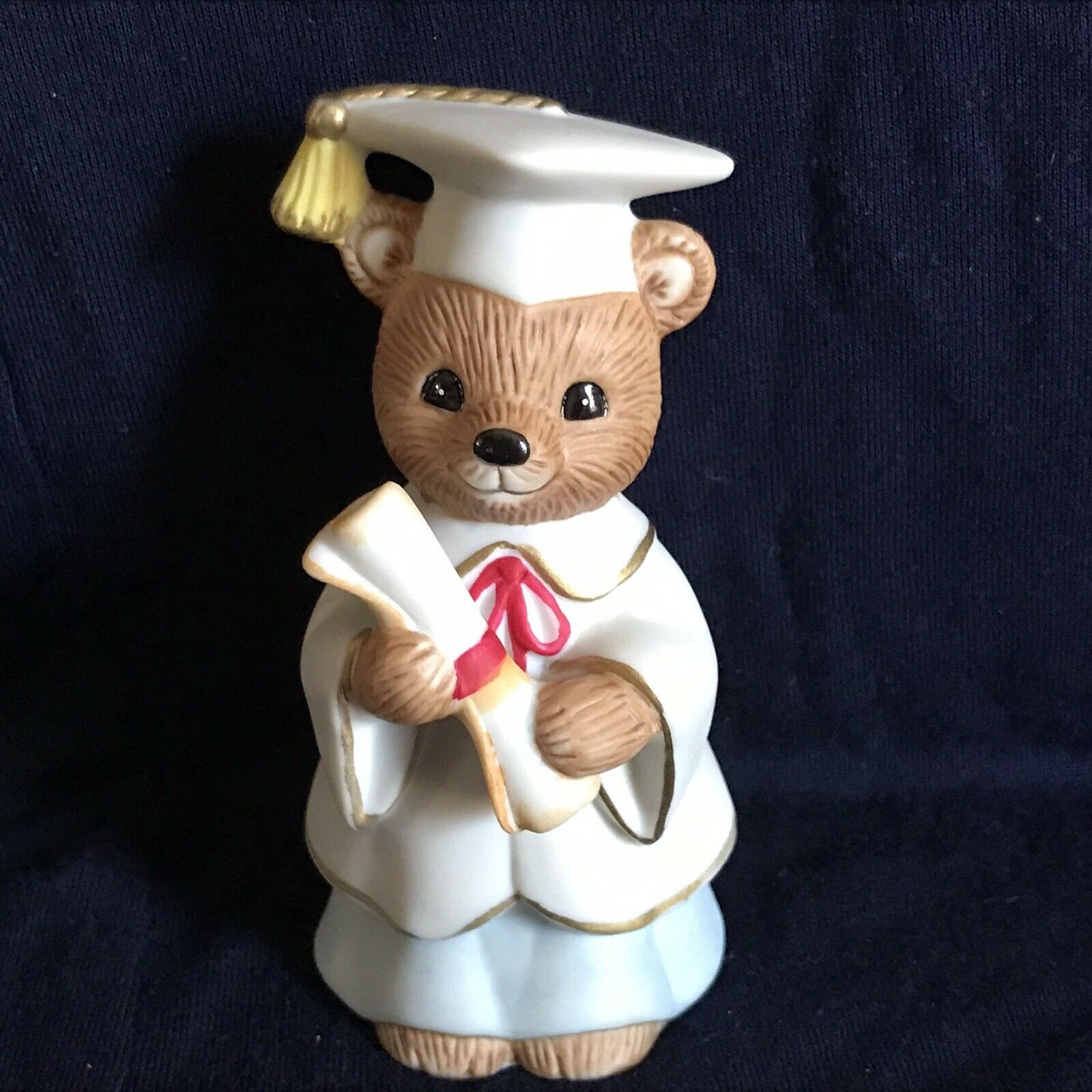 Vintage Graduation Bear Graduation Figurines Girl Boy Diploma Etsy