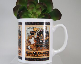 Vintage Mary Engelbreit Mug, Life is Just A Chair of Bowlies Cup