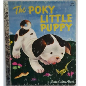 Vintage Poky Little Puppy Little Golden Book 1982 Gift Poky Puppy ONLY