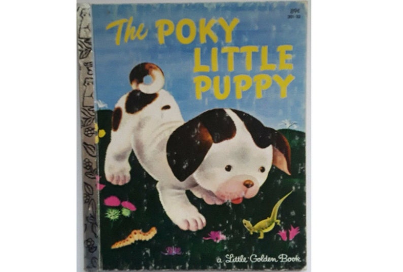 Vintage Poky Little Puppy Little Golden Book 1982 Gift Poky Puppy ONLY