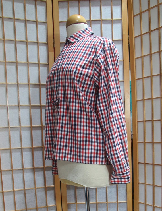 Vintage Size 12 JG Hook, Shirt Blouse Handmade Co… - image 1