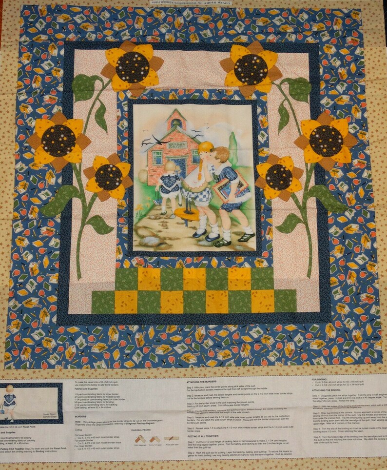 Thimbleberries School Days Books Cover Story Sunflowers Etsy